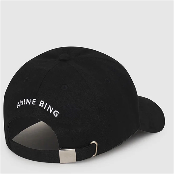 Anine Bing Jeremy Baseball Cap, Sort